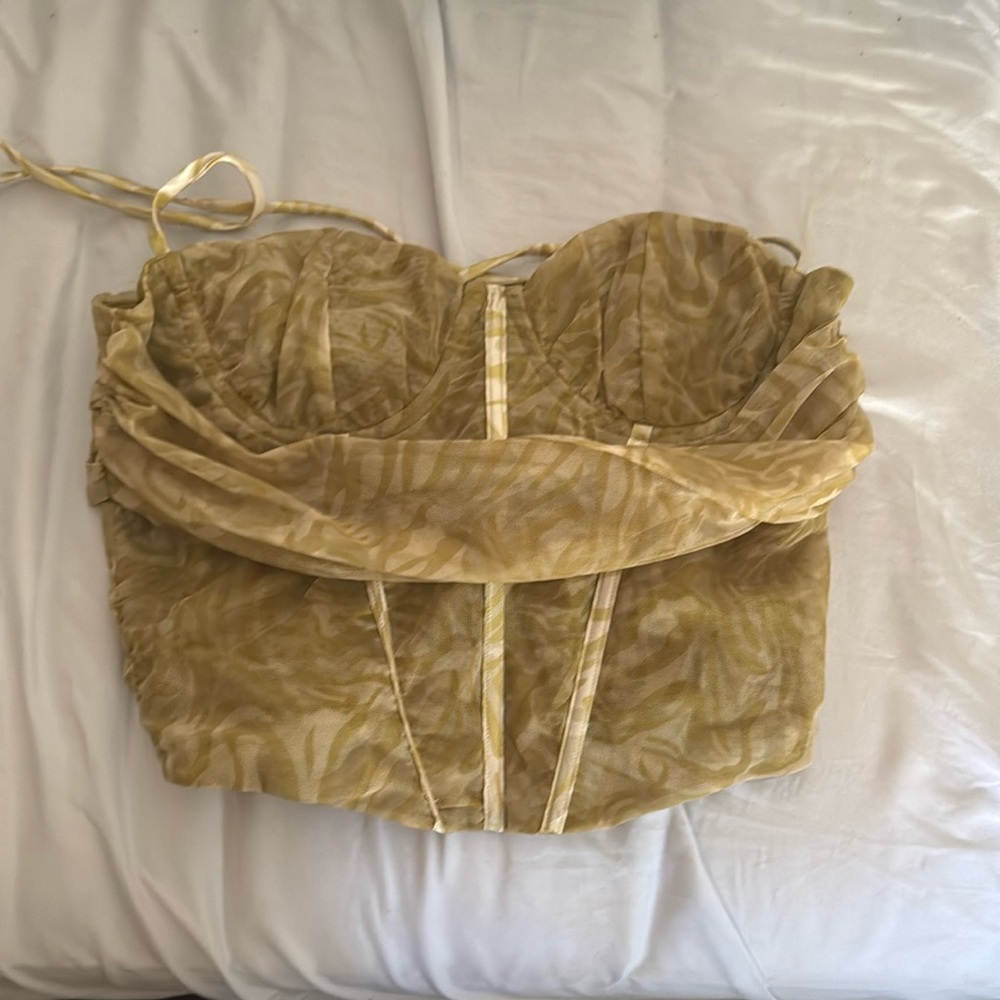 fitted corset top size S